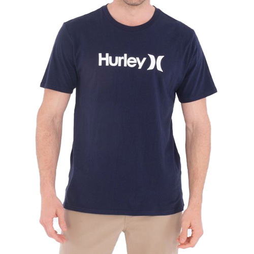 Pánské triko Hurley Core OAO Solid | HATS1020 | OBSIDIAN | L