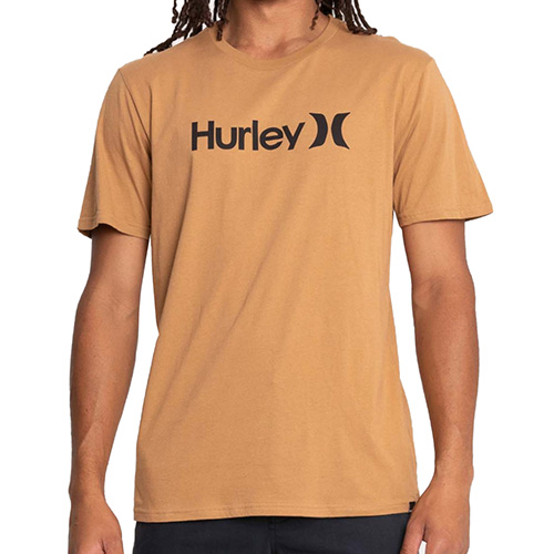 Pánské triko Hurley Seasonal OAO Solid | HATS1025 | GOLDEN | L