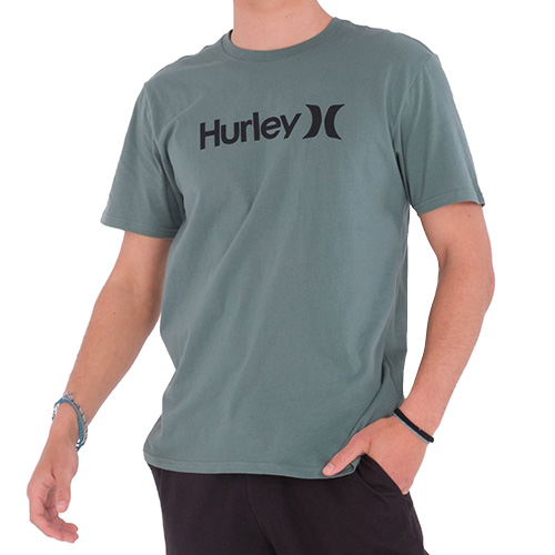 Pánské triko Hurley Seasonal OAO Solid | HATS1025 | SEA PINE | L