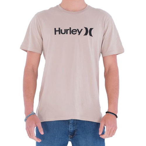 Pánské triko Hurley Seasonal OAO Solid | HATS1025 | SIMPLY TAUPE | L