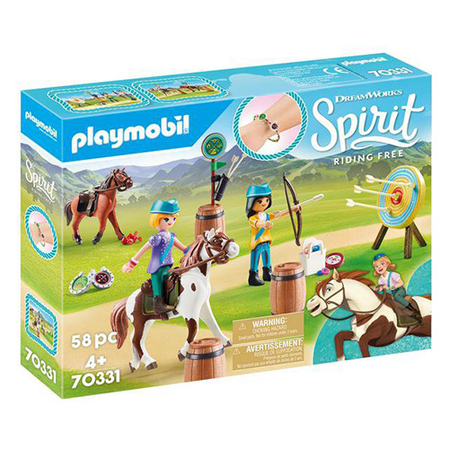 Venkovní dobrodružství Playmobil Spirit Riding Free, 58 dílků