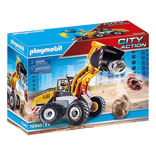Kolový nakladač Playmobil Stavba, 25 dílků