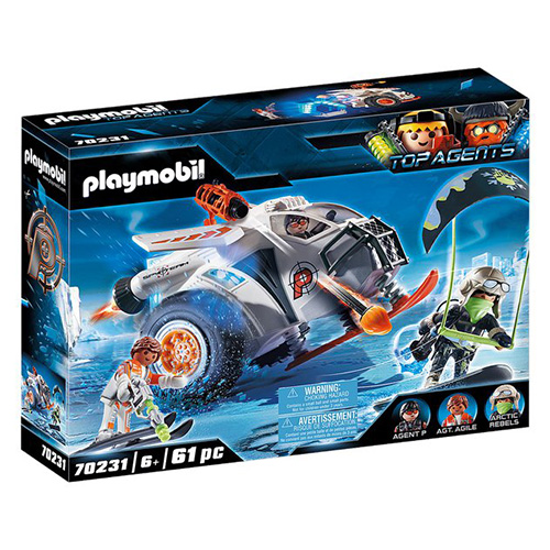 Spy Team Sněžný kluzák Playmobil TOP agenti, 61 dílků