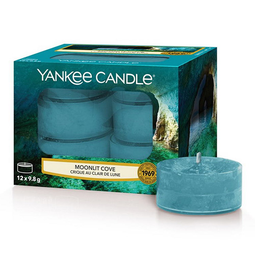 Svíčky čajové Yankee Candle Měsíční zátoka, 12 ks