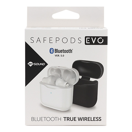 Sluchátka Meliconi 497416 BK SAFE PODS EVO, bezdrátová, Bluetooth 5.0, True Bud
