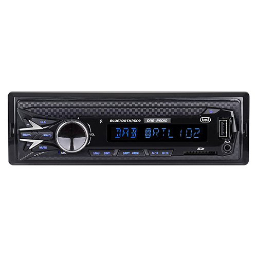 Autorádio Trevi SCD 5751 DAB+, Bluetooth, MP3, DAB/DAB+/FM tuner, 160 W