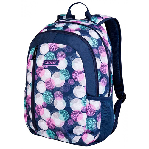 Studentský batoh Target Vzor bublin, tmavě modrý