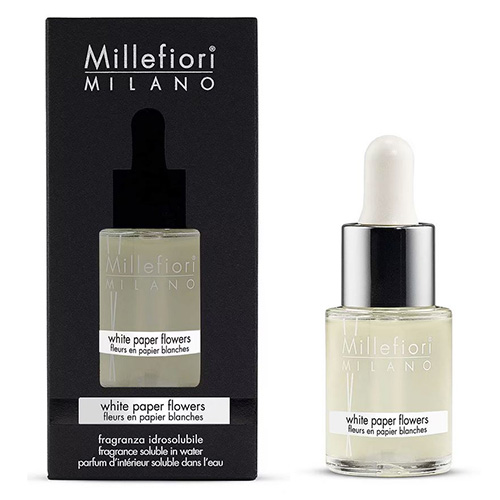 Aroma olej Millefiori Milano Květiny z bilého papíru, 15 ml