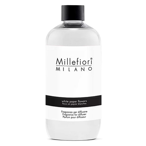 Náplň do difuzéru Millefiori Milano NATURAL |Květiny z bilého papíru, 500 ml