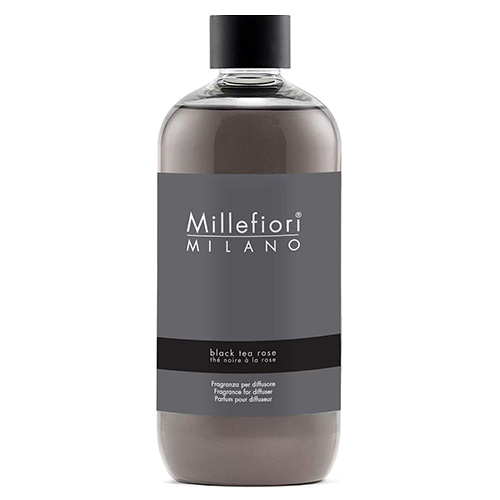 Náplň do difuzéru Millefiori Milano NATURAL | Černý čaj a růže, 500 ml