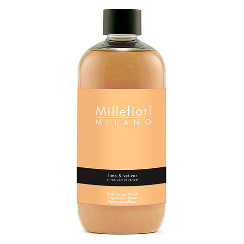 Náplň do difuzéru Millefiori Milano NATURAL | Limetka a vetiver, 250 ml