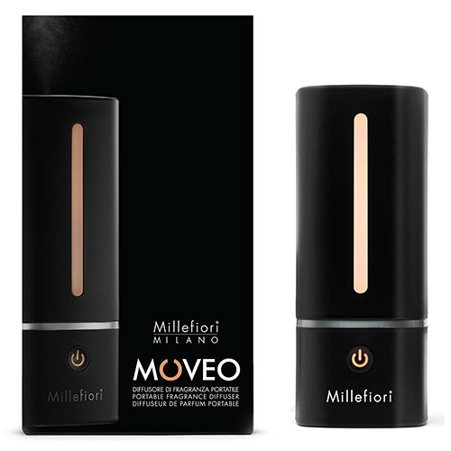 Aroma difuzér Millefiori Milano MOVEO | černý, USB