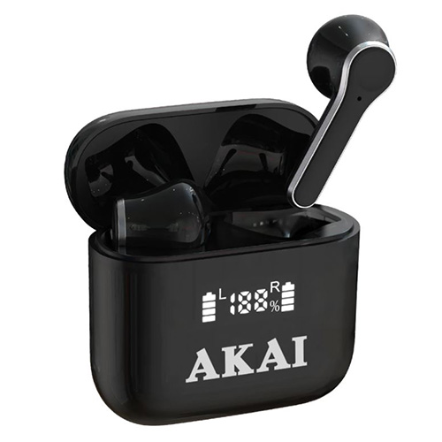 Sluchátka AKAI BTE-J101, bezdrátová, dotykové ovládání, Bluetooth