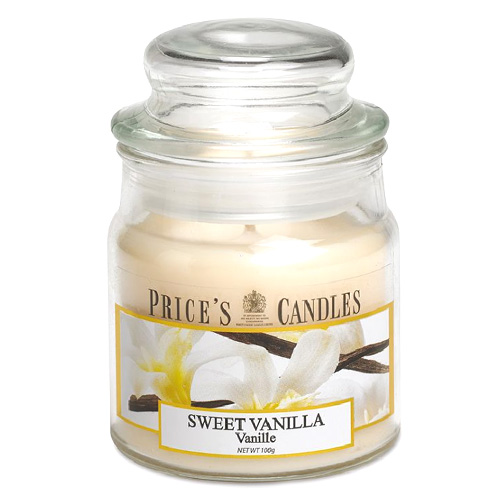 Price's Candles Svíčka ve skleněné dóze Price´s Candles Sladká vanilka, 100 g