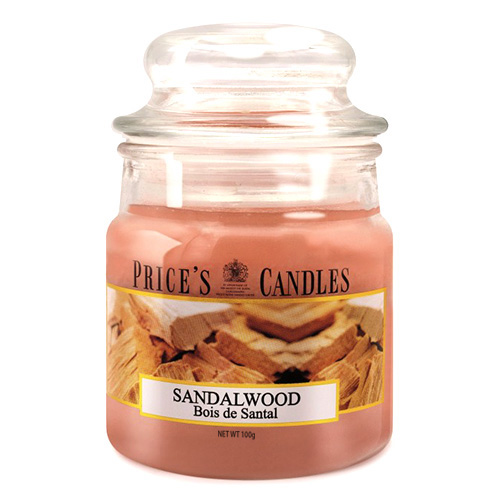 Price's Candles Svíčka ve skleněné dóze Price´s Candles Santalové dřevo, 100 g