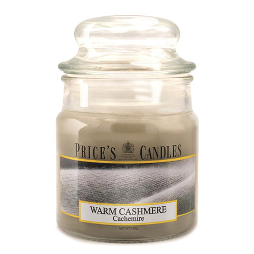 Price's Candles Svíčka ve skleněné dóze Price´s Candles Hřejivý kašmír, 100 g