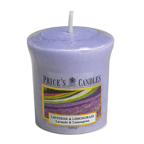 Price's Candles Votivní svíčka Price´s Candles Levandule a citrónová tráva, 55 g