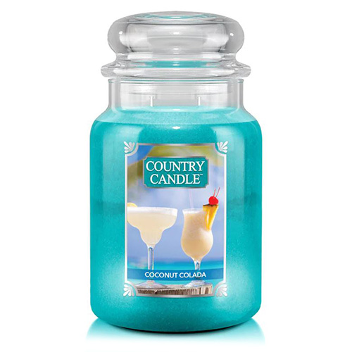 Svíčka ve skleněné dóze Country Candle Kokosový nápoj, 680 g