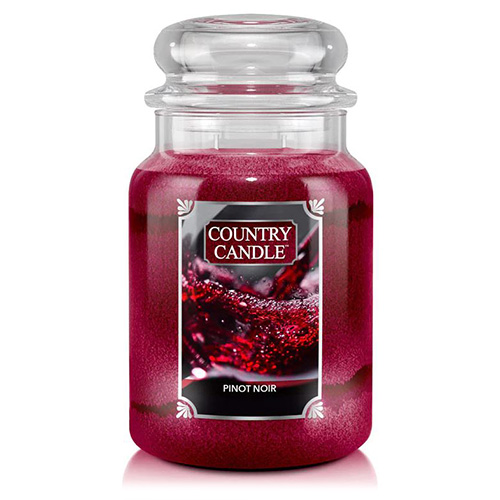 Svíčka ve skleněné dóze Country Candle Červené víno, 680 g