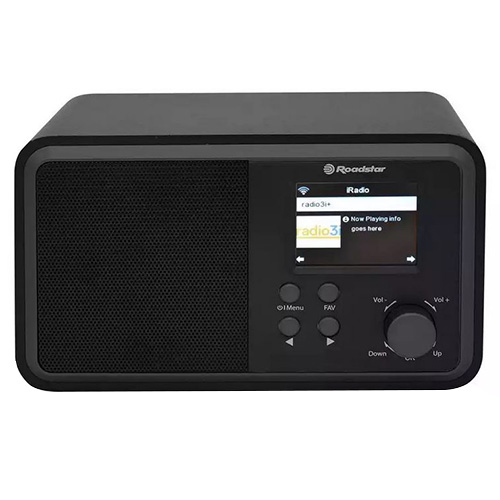 Rádio Roadstar IR-390D+BT/BK, Wi-Fi, Bluetooth, dálkové ovládání, 1x3 W RMS