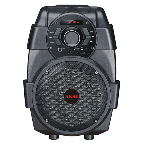 Reproduktor AKAI ABTS-806, přenosný, Bluetooth, LED displej, 10 W