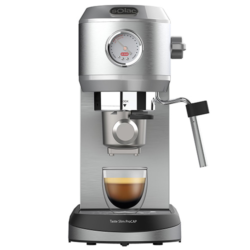 Kávovar Solac CE4523, Taste Slim Pro, 20 barů, objem 1 L, systém Double Cr