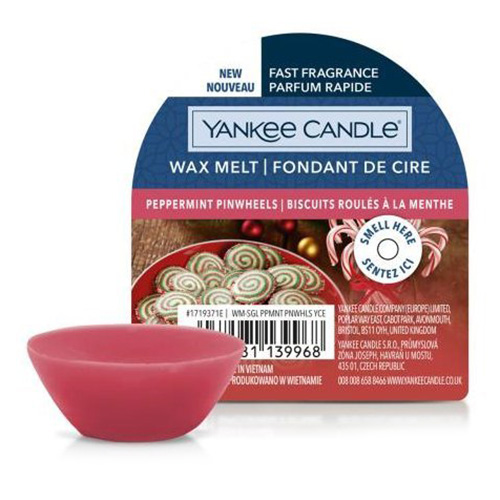 Vonný vosk Yankee Candle Peprmintové sušenky, 22 g