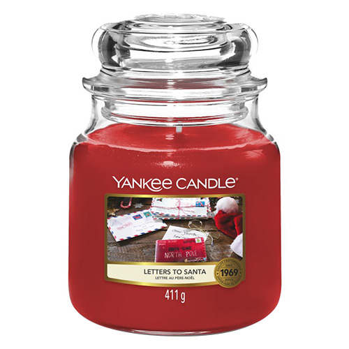 Svíčka ve skleněné dóze Yankee Candle Vánoční přání, 410 g