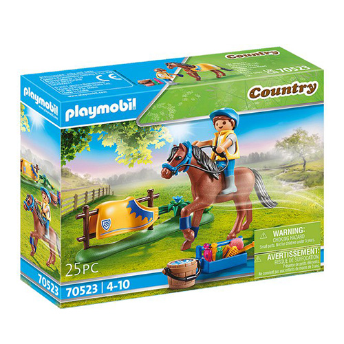 Playmobil Německý jezdecký poník Playmobl Jezdecký dvůr, 25 dílků |70523