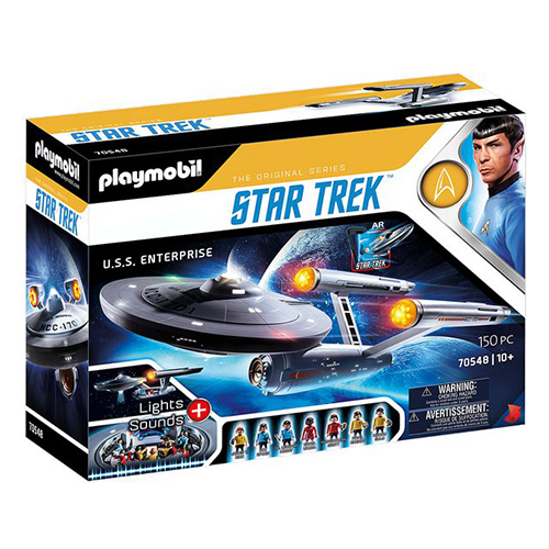 Vesmírná loď U.S.S. Enterprise Playmobil Star Trek, 150 dílků | 70548