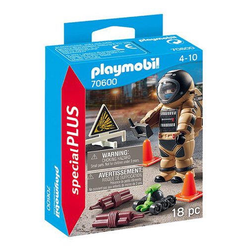 Policejní pyrotechnik Playmobil Policie, 18 dílků | 70600