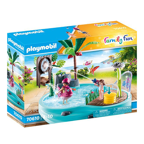Zábavný bazén Playmobil Prázdniny, 65 dílků | 70610