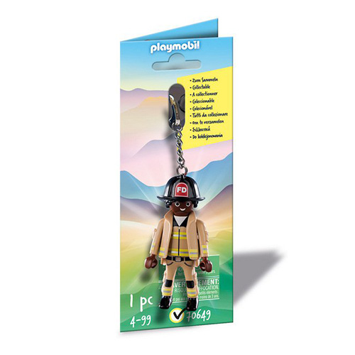 Klíčenka hasiče Playmobil Figurka, 1 dílek, 70649
