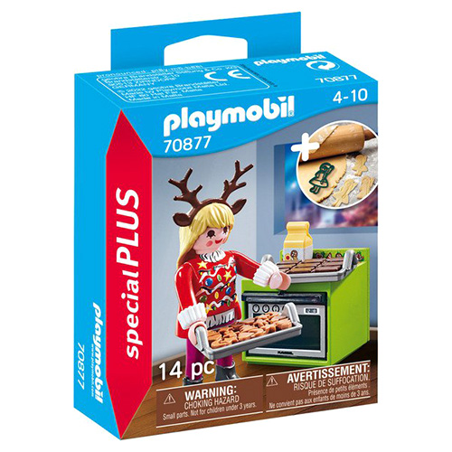 Vánoční pečení Playmobil Figurky, 14 dílků | 70877