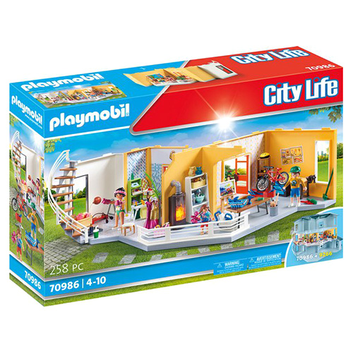 Rozšíření moderního domu Playmobil Život ve městě, 258 dílků | 70986