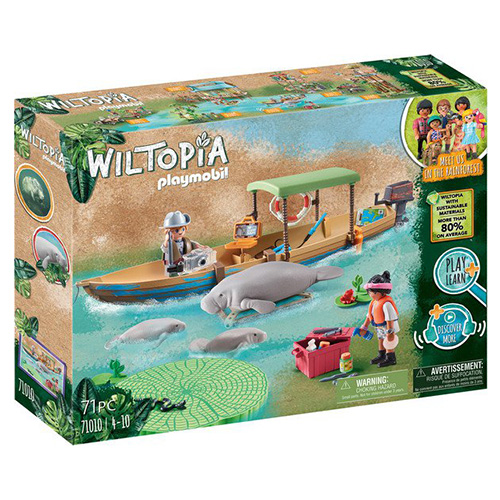 Lodní výlet Playmobil Wiltopia, 71 dílků | 71010