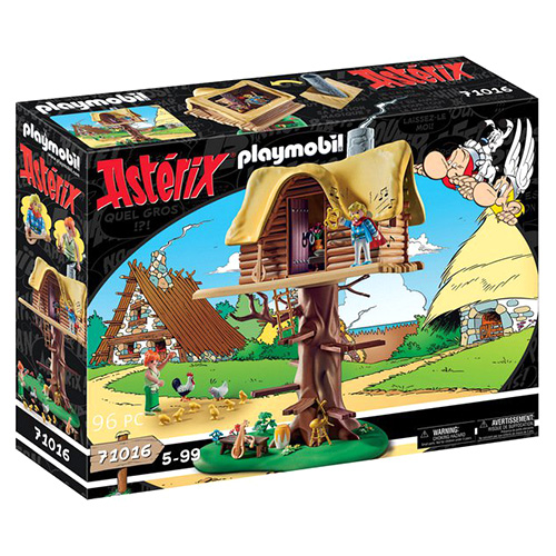 Dům na stromě Playmobil Asterix, Trubadix a jeho žena, 96 dílků, 71016