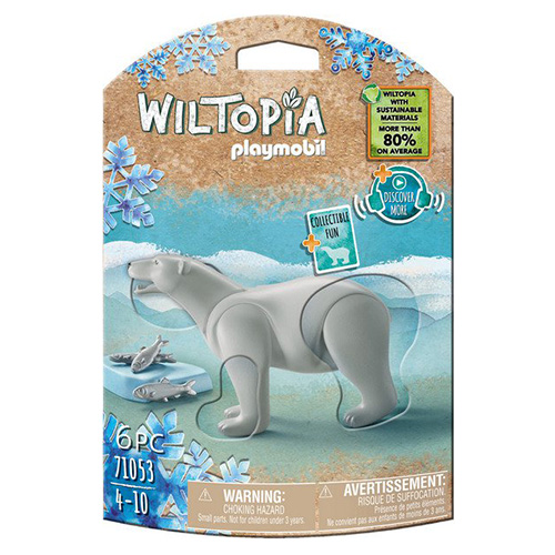 Polární medvěd Playmobil Wiltopia, 6 dílků | 71053