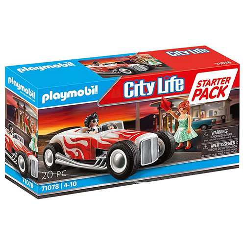 Hot rod Playmobil Život ve městě, 20 dílků, 71078