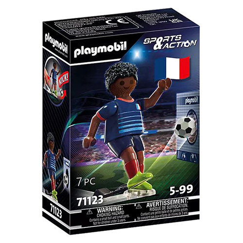Fotbalista Francie Playmobil Sport a akce, 7 dílků, 71123