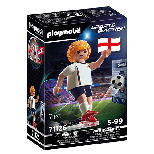 Fotbalista Anglie Playmobil Sport a akce, 7 dílků, 71126