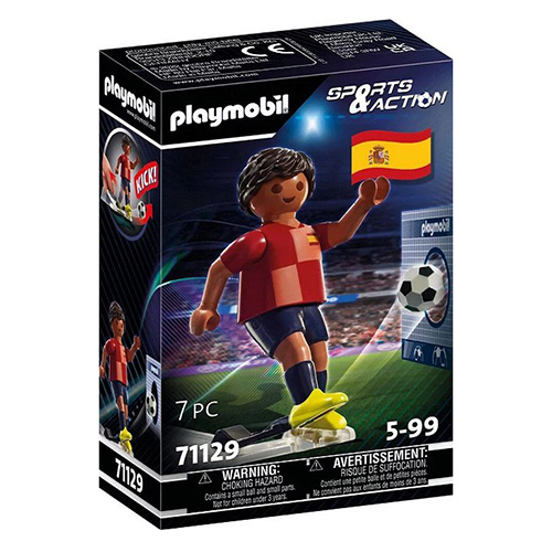 Fotbalista Španělska Playmobil Sport a akce, 7 dílků, 71129
