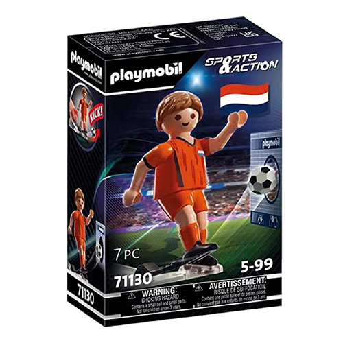 Fotbalista Nizozemska Playmobil Sport a akce, 7 dílků, 71130