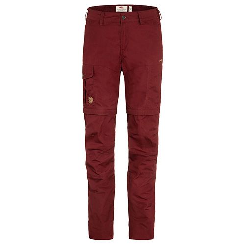 Fjällräven Karla Pro Zip-off Trousers W Bordeaux Red | F347 | 34