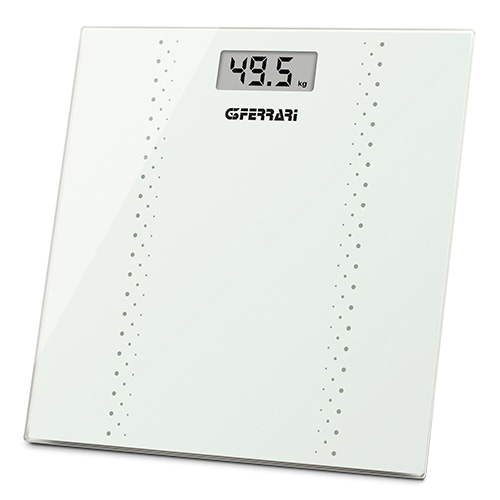 Osobní váha G3Ferrari G3005201, elektronická, LCD displej, tvrzené sklo, 1 x CR203