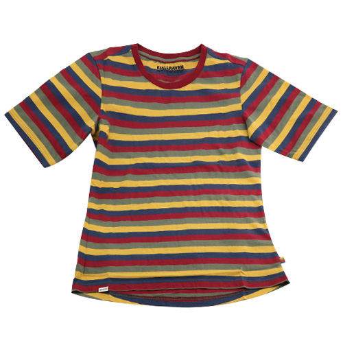 Fjällräven S/F Cotton Striped T-shirt W Flag Stripe | 908 | XL