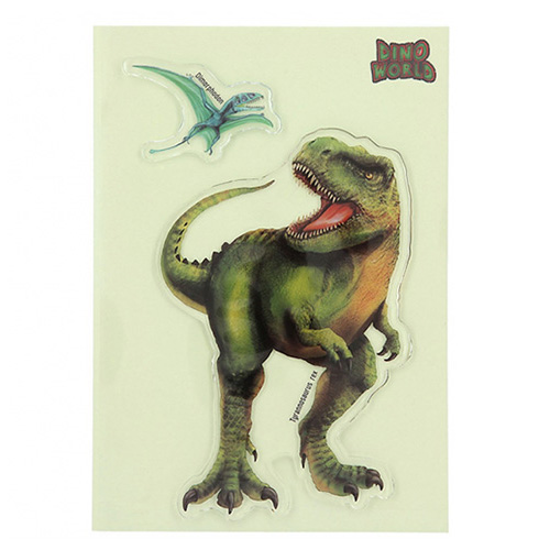 ASST | Gelové samolepky Glibbies Dino World Tyrannosaurus rex, 2ks