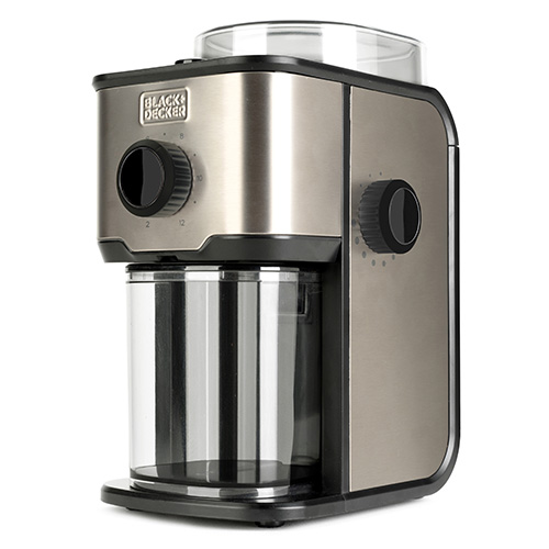 Kávomlýnek Black+Decker BXCG151E, 2-12 šálků, kónický mlecí mechanismus, automatické