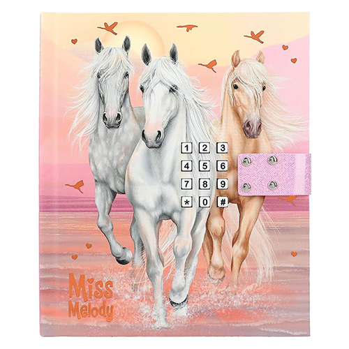 Zápisník na kód Miss Melody Západ slunce, 3 koně | 0412419_A