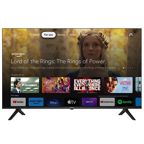 Google TV Tesla 43S635BUS, 43", 4K UHD, smart, tuner DVB-T/T2/C/S/S2, HDMI,
